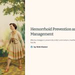 1 Hemorrhoid Prevention and Management