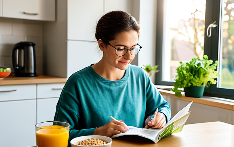 갑상선 수술 후 관리 - "A pharmacist in a clean, well-lit pharmacy, consulting with a woman in professional attire about he...