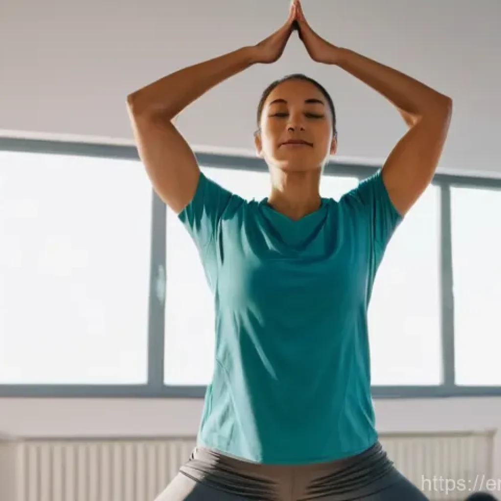 탈장 치료 후 운동법 - **Prompt:** A diverse person (gender-neutral, 30s-40s) in comfortable, athletic shorts and a support...