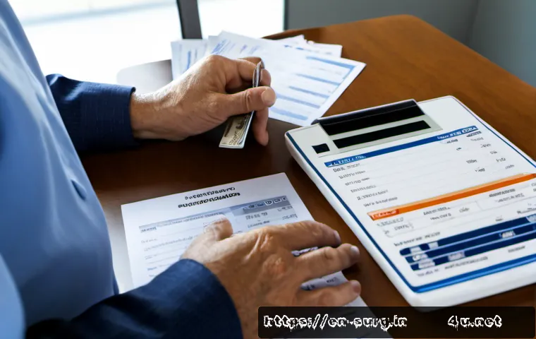 Home 17 외과 치료 비용 분석 - Photorealistic healthcare cost analysis scene, a middle-aged patient and a professional medical bill...
